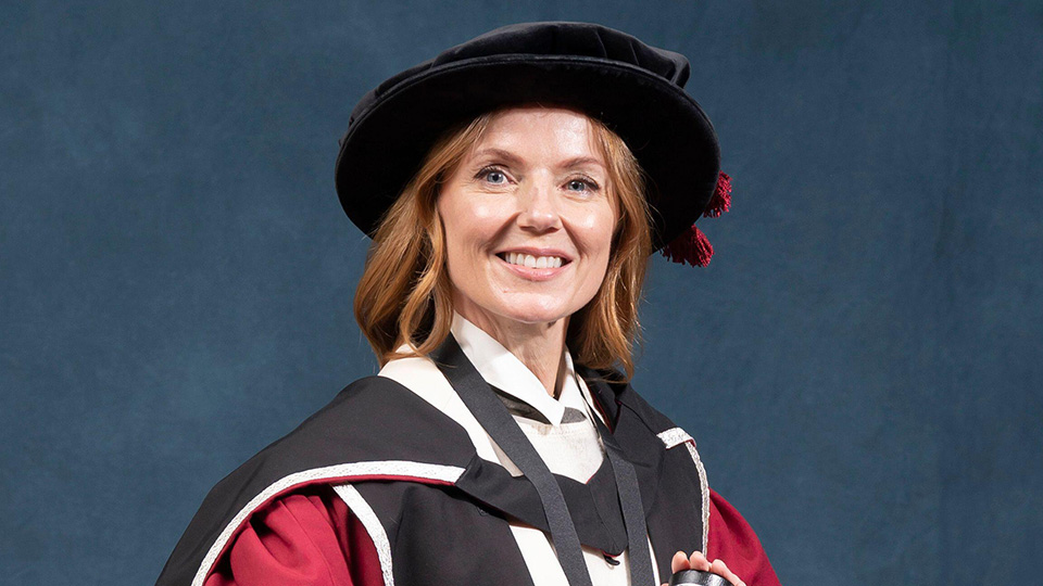 Geri Halliwall Horner is the first Spice Girl to become a doctor