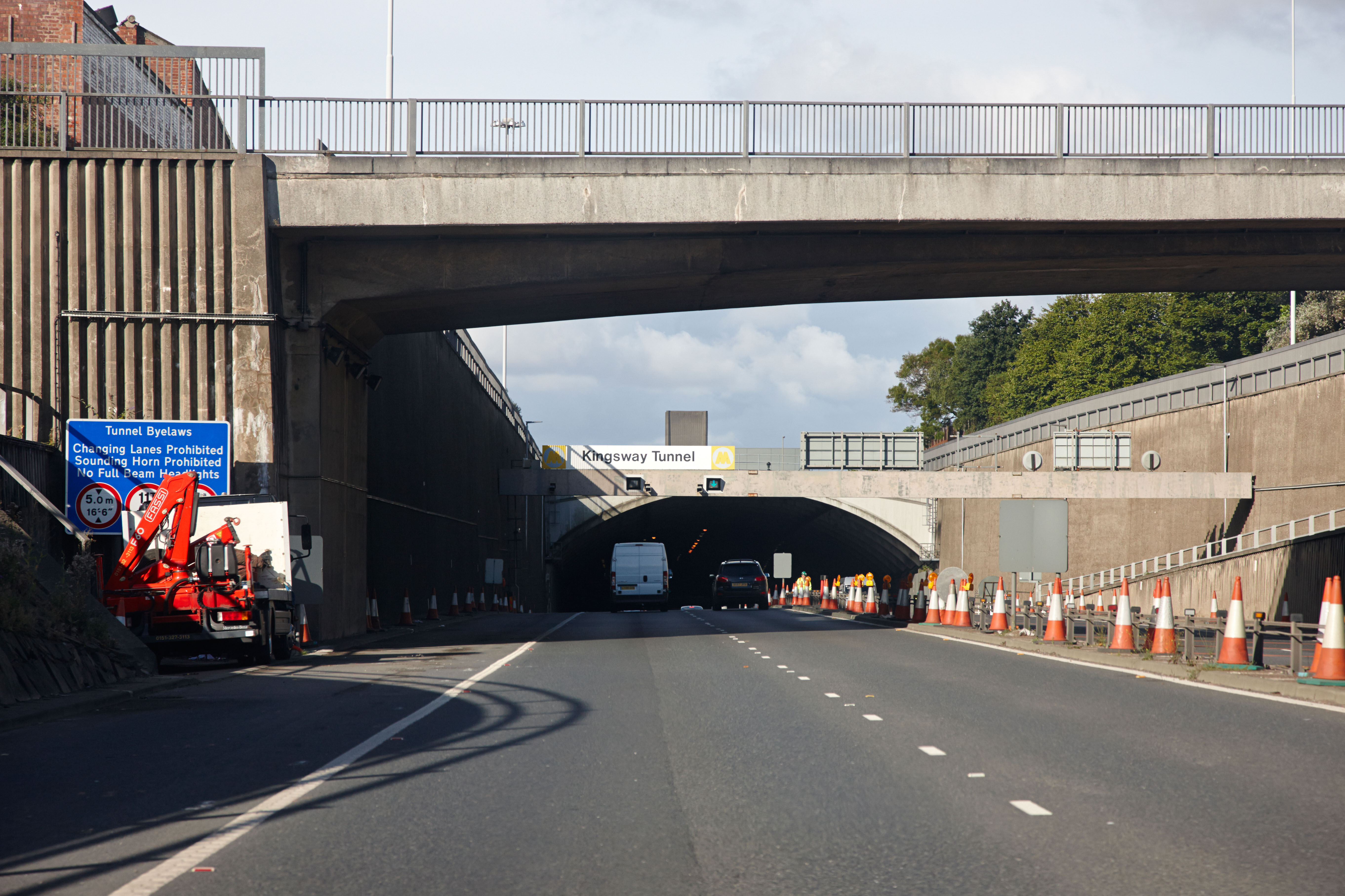 Man dies after falling from bridge at Wallasey Tunnel