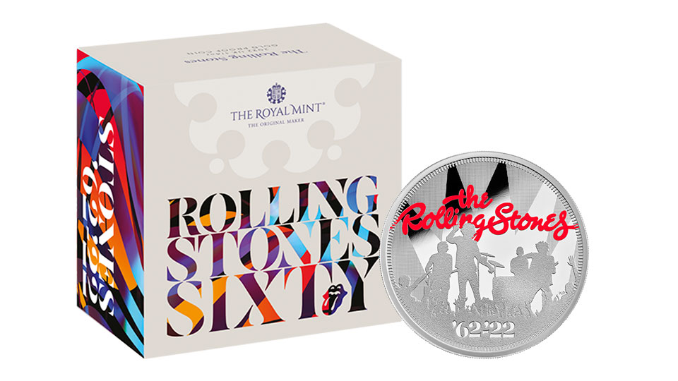 The Royal Mint release coin celebrating 60 years of The Rolling Stones