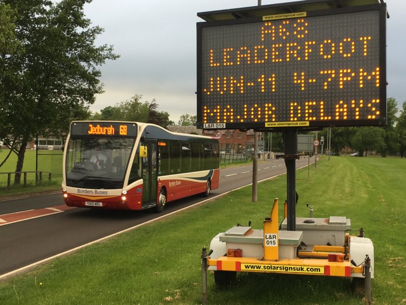 Motorists warned of 13 nights of disruption ahead on the A68