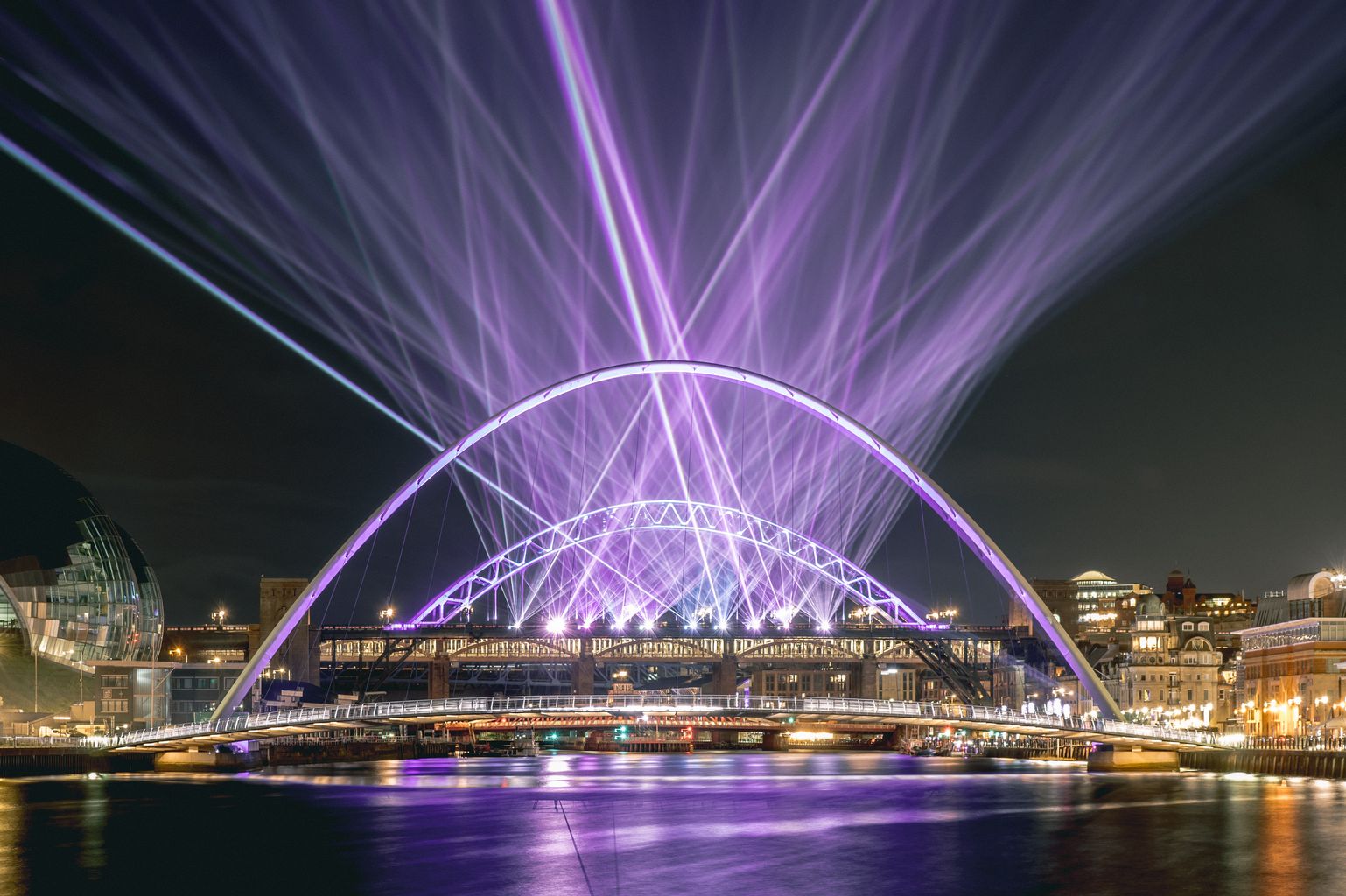 Details of Newcastle's light show as the city is set to ring in the New