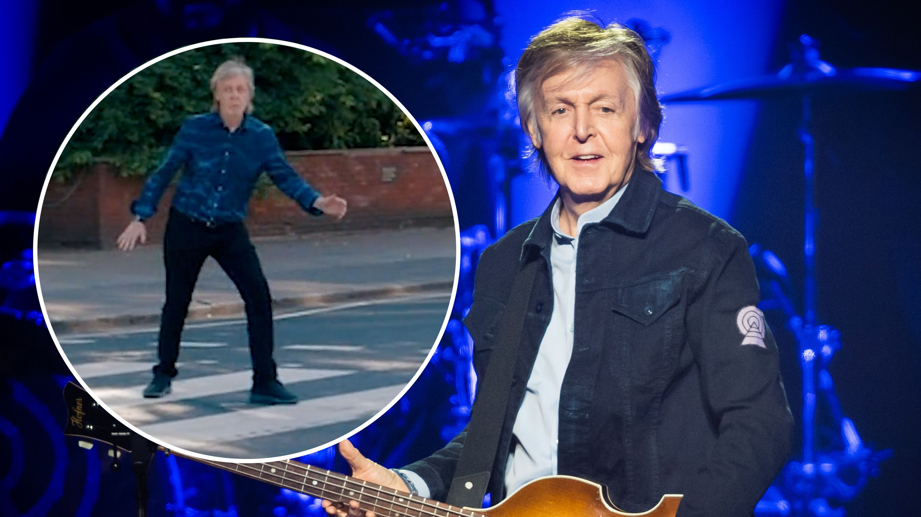 Paul McCartney has near accident recreating iconic Beatles photo