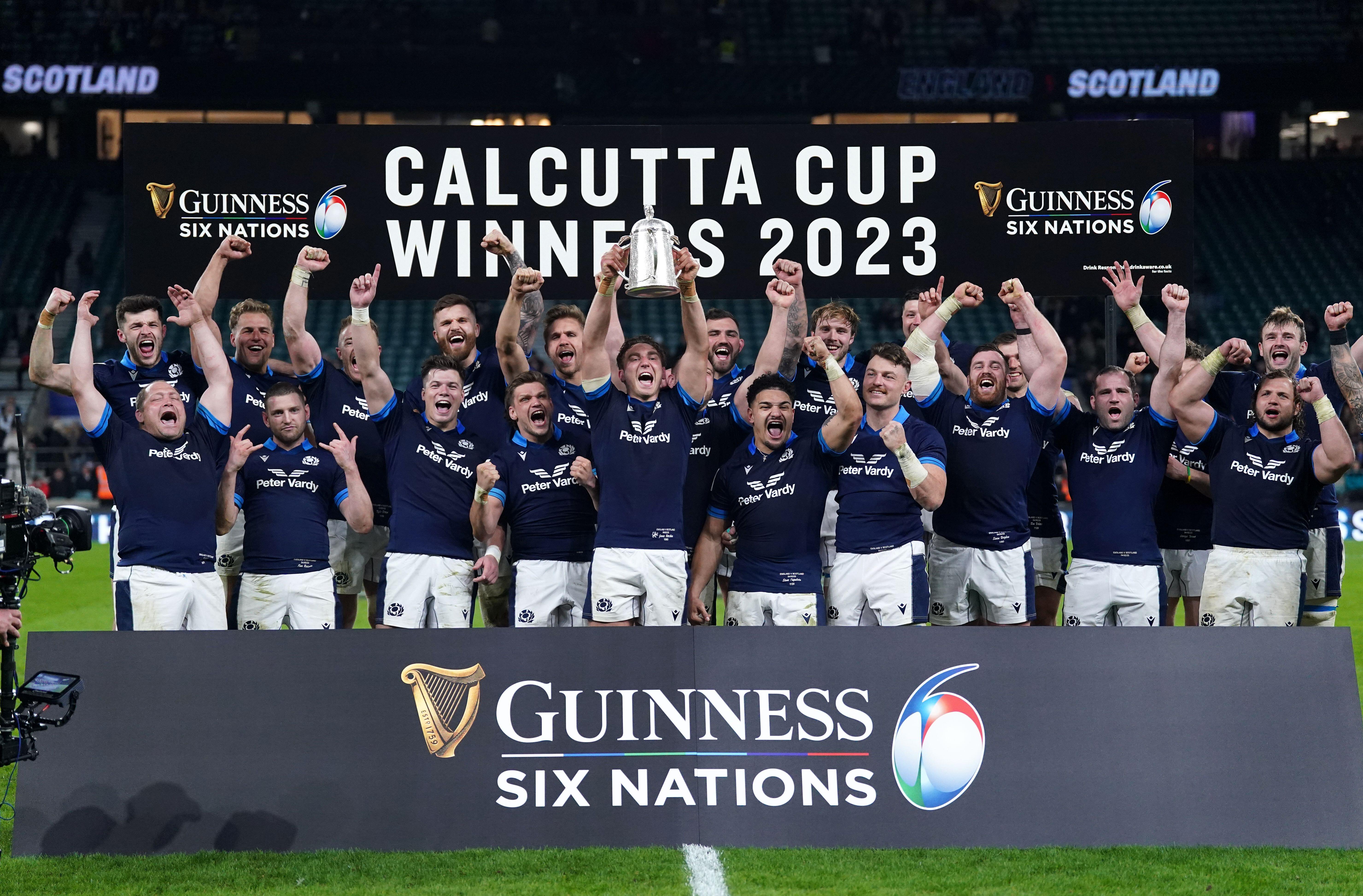 Scotland Claim Third Calcutta Cup Win In A Row Since 1972   2MY8DMJ 