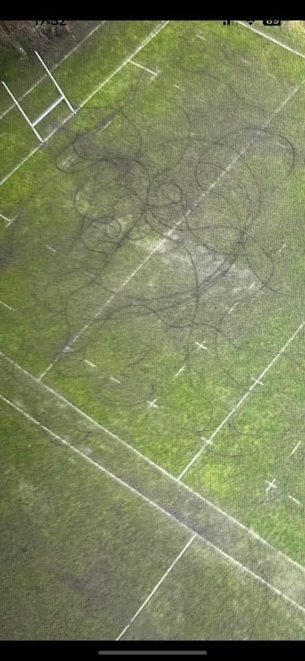 Pitches damaged at rugby club in Skewen image.