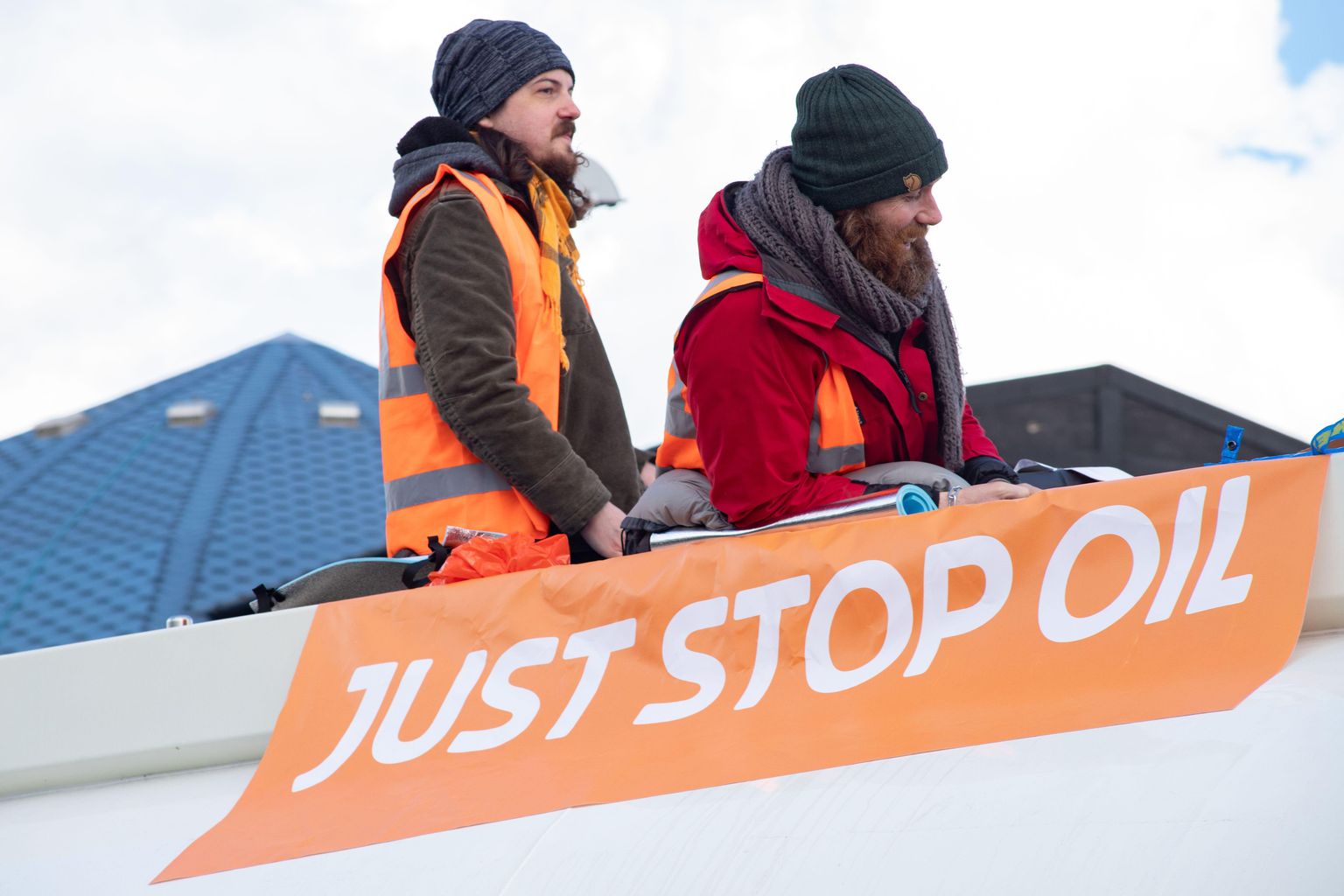 Local climate activists marching in Norwich, demanding an end to new ...