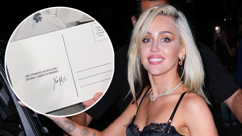 Miley Cyrus has sent fans some lyrics from songs on her new album