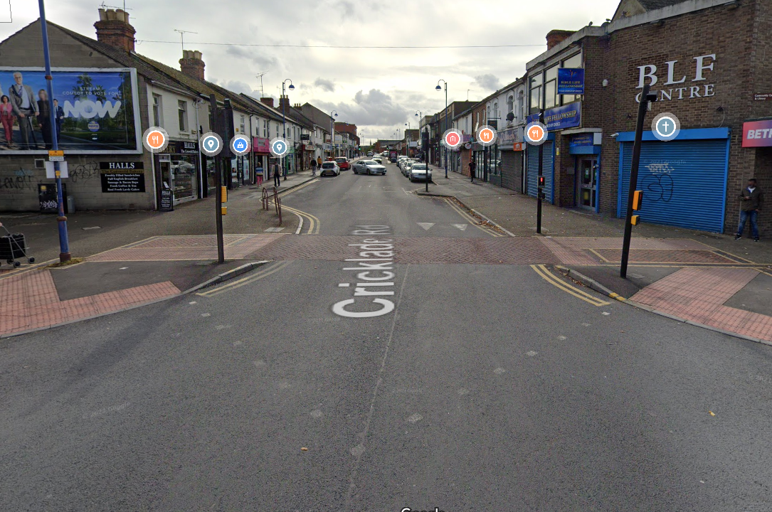 Swindon road still closed after a serious crash