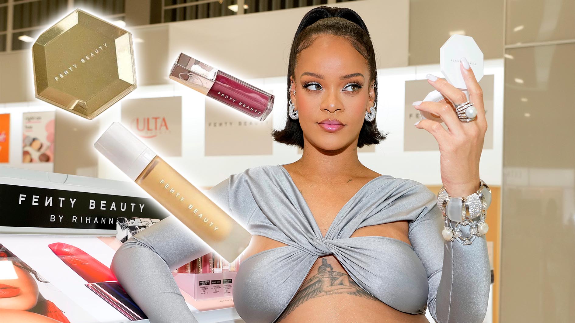 The Rihanna Fenty Beauty makeup collection