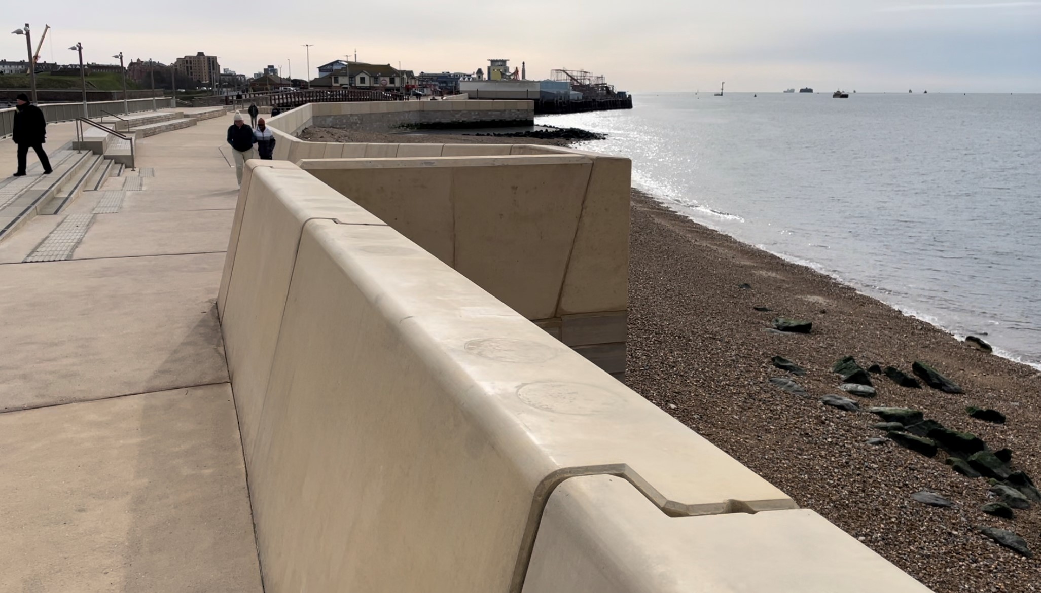 Watch: 10,000 homes in Southsea to be protected by new sea defences ...