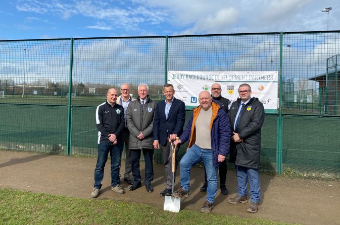 Construction milestone for new football hub - Marketing Derby