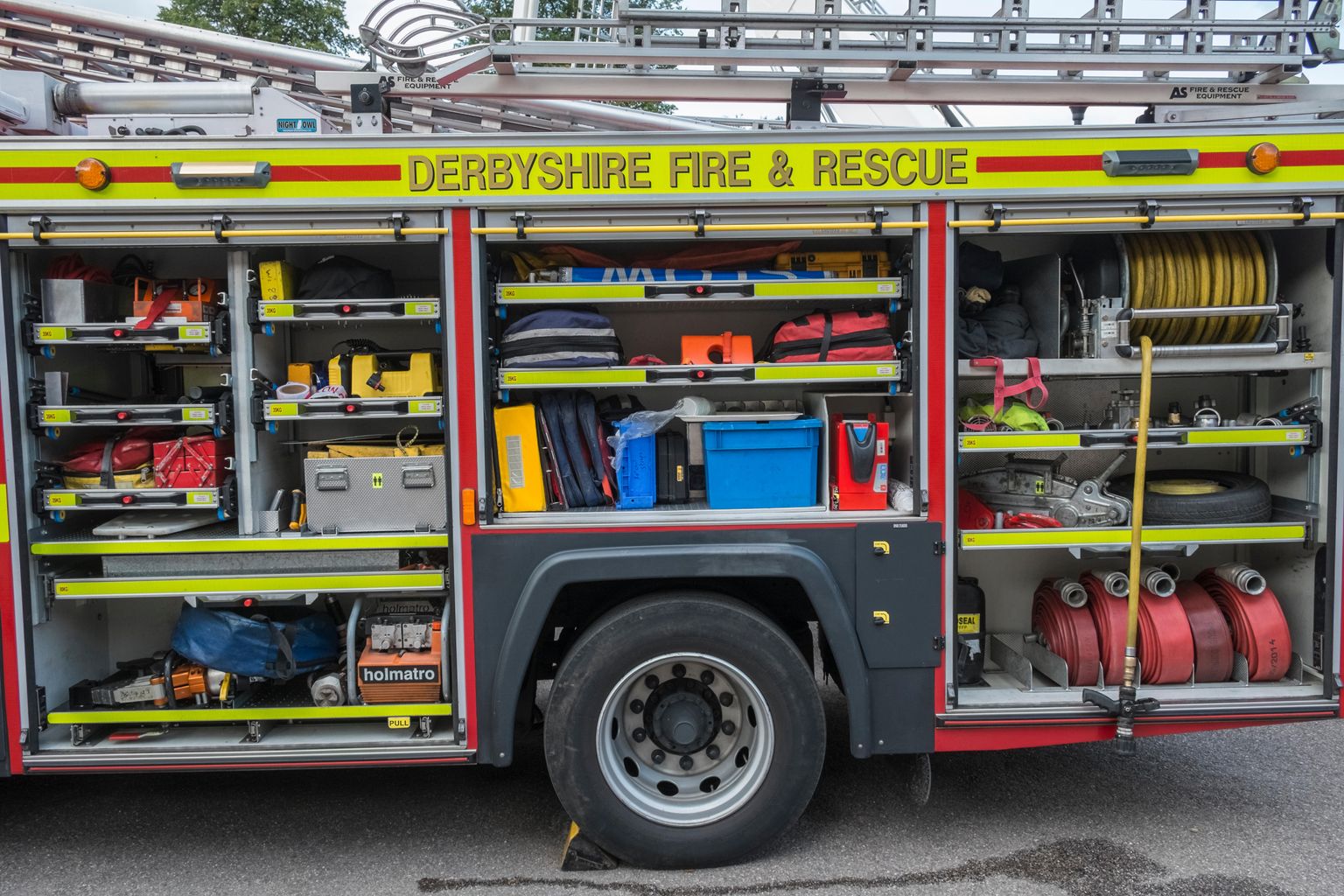 Derbyshire Firefighter airlifted to hospital following collision | News ...