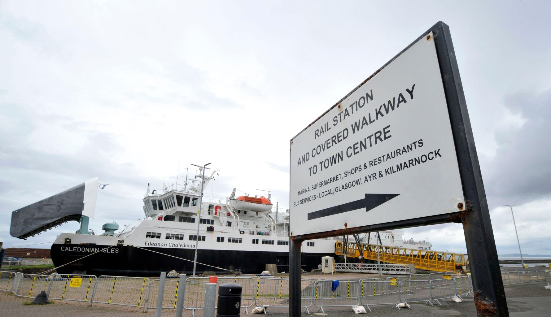 Support for Ardrossan businesses for loss of from ferry