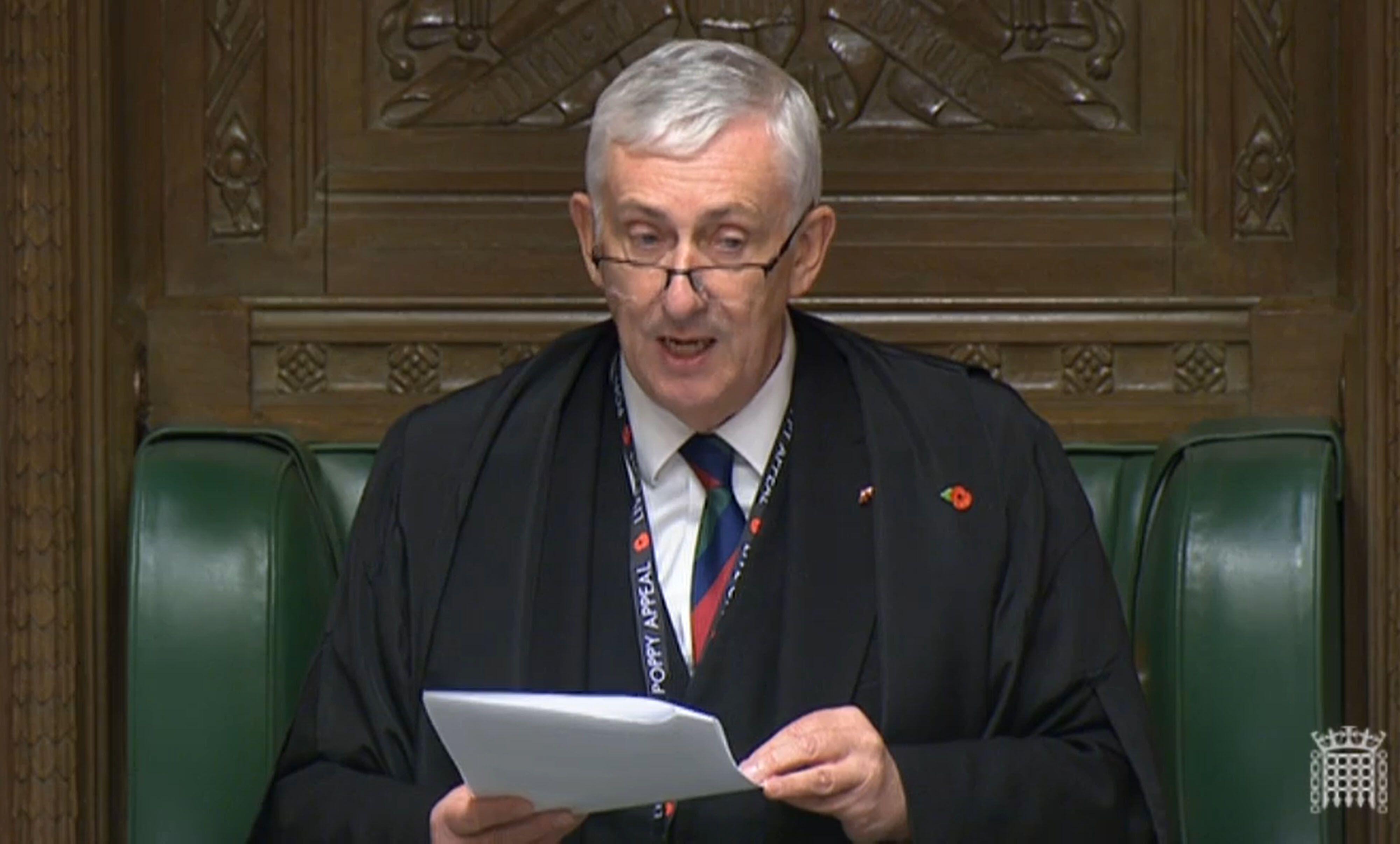 House Of Commons Speaker Backs Face The Family Campaign   2H5BMKH 