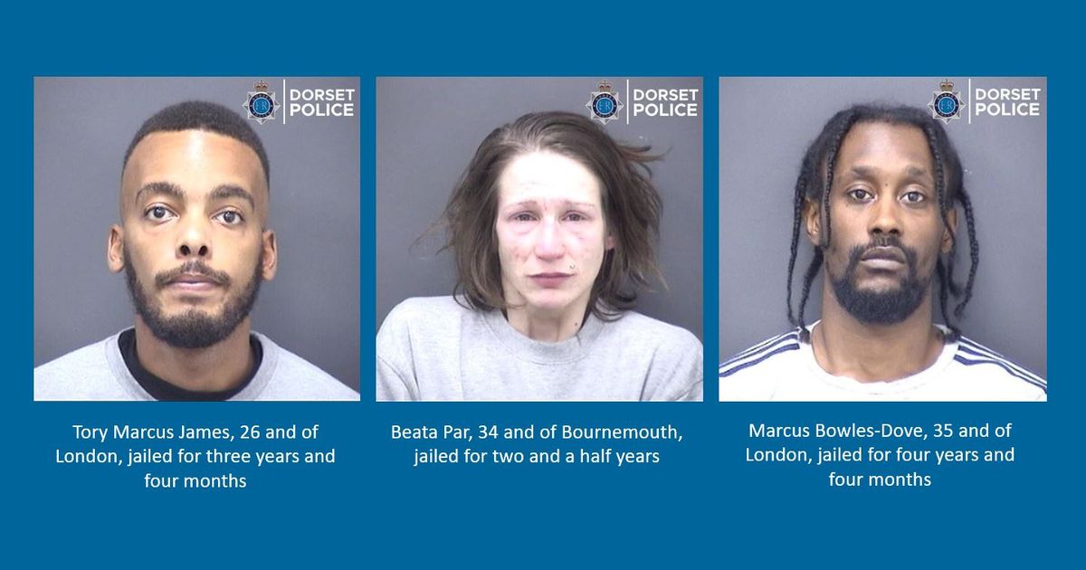 Three drug dealers jailed for running network between London and ...
