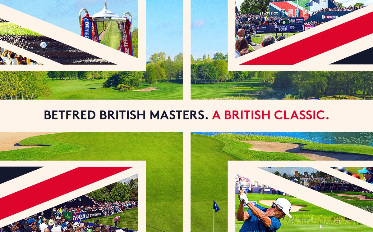 Win four season tickets for the 2023 Betfred British Masters Win Greatest Hits Radio