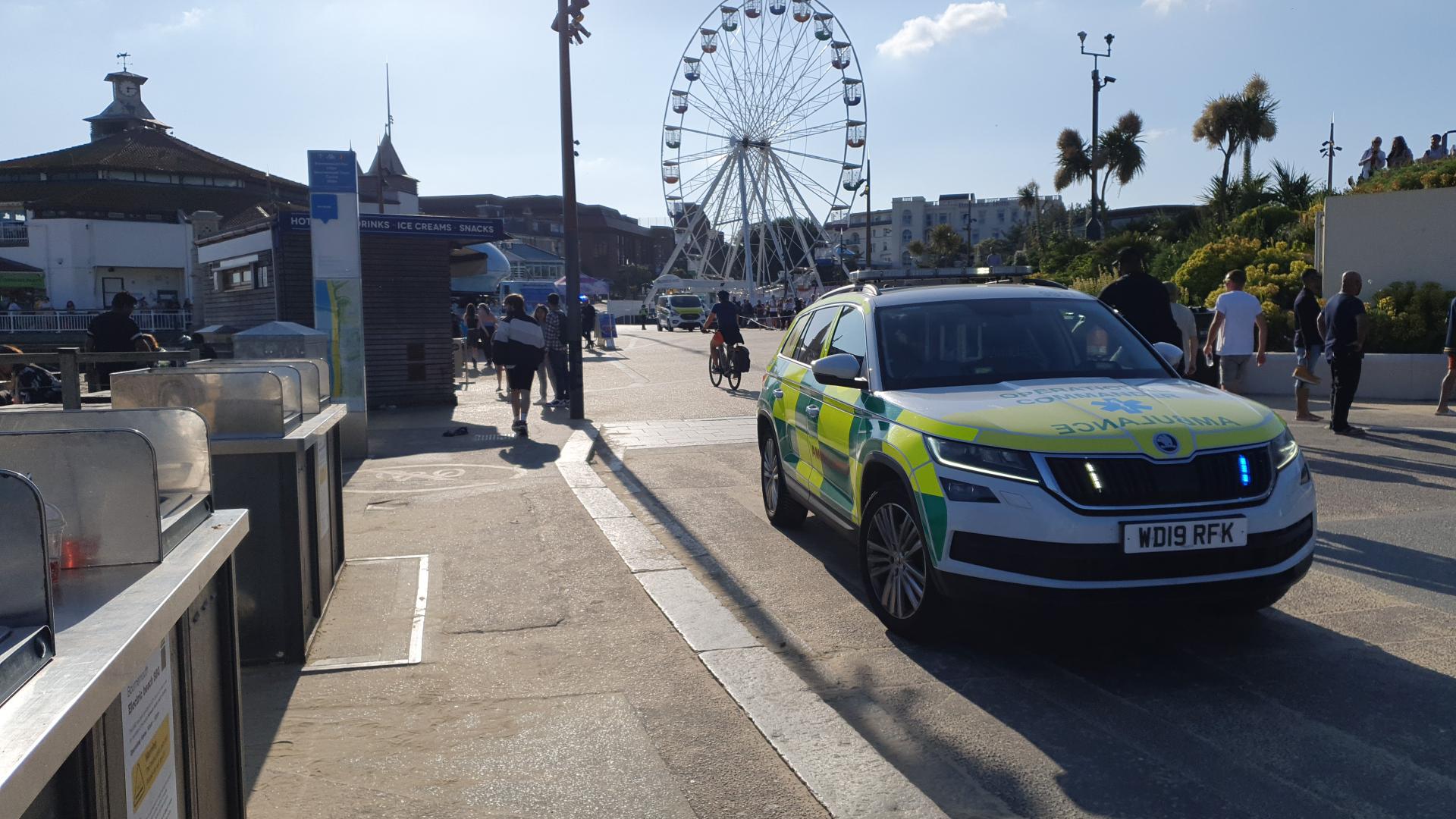 Two dead after incident on Bournemouth beach