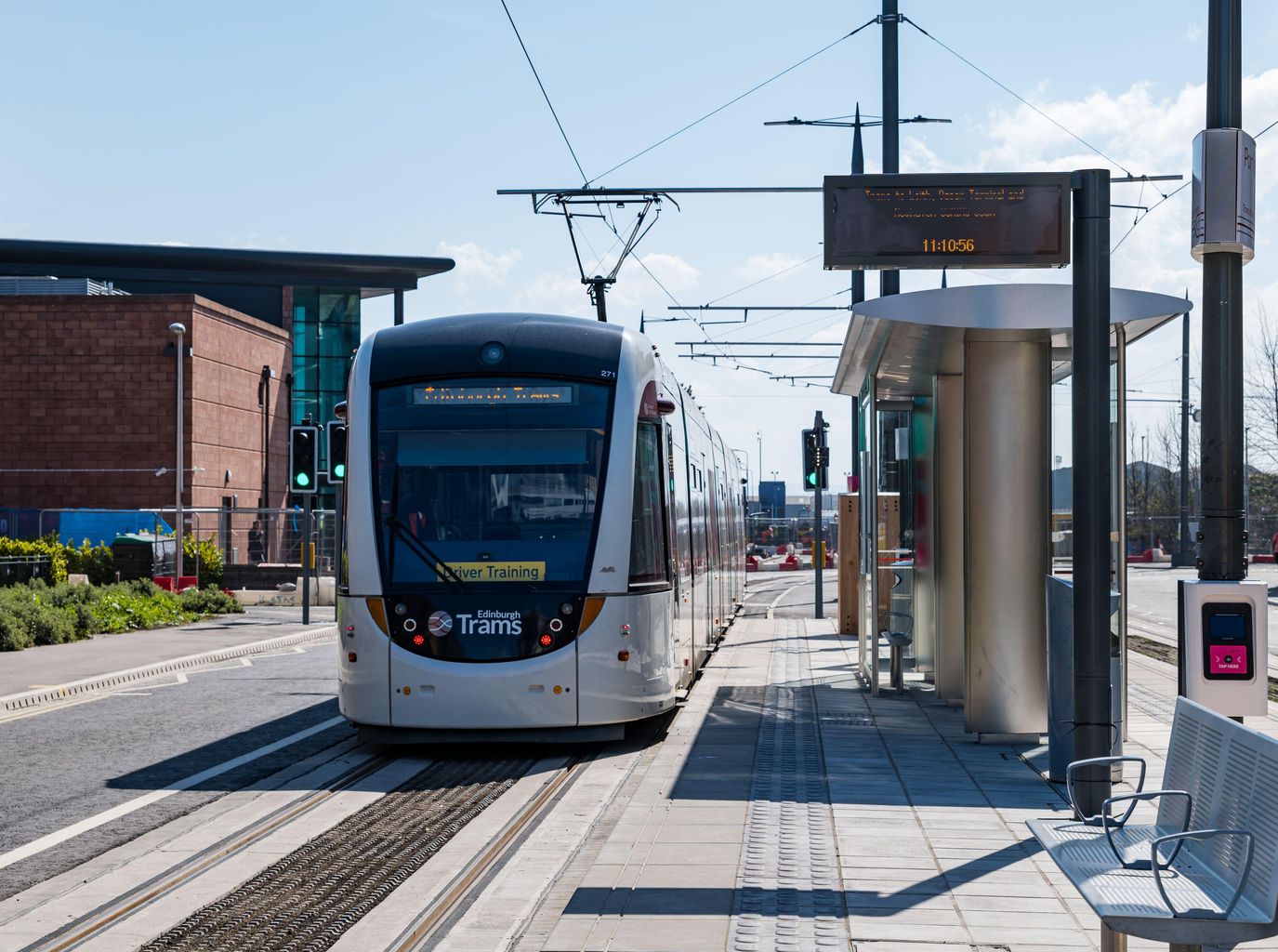 Tram Service Tram services to Newhaven open to the public today