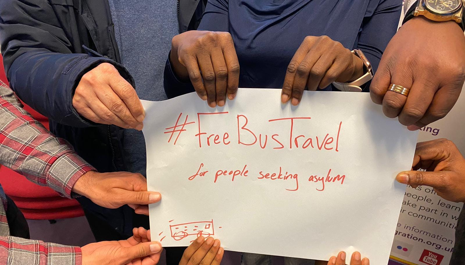 Call to extend free bus travel to asylum seekers in Scotland