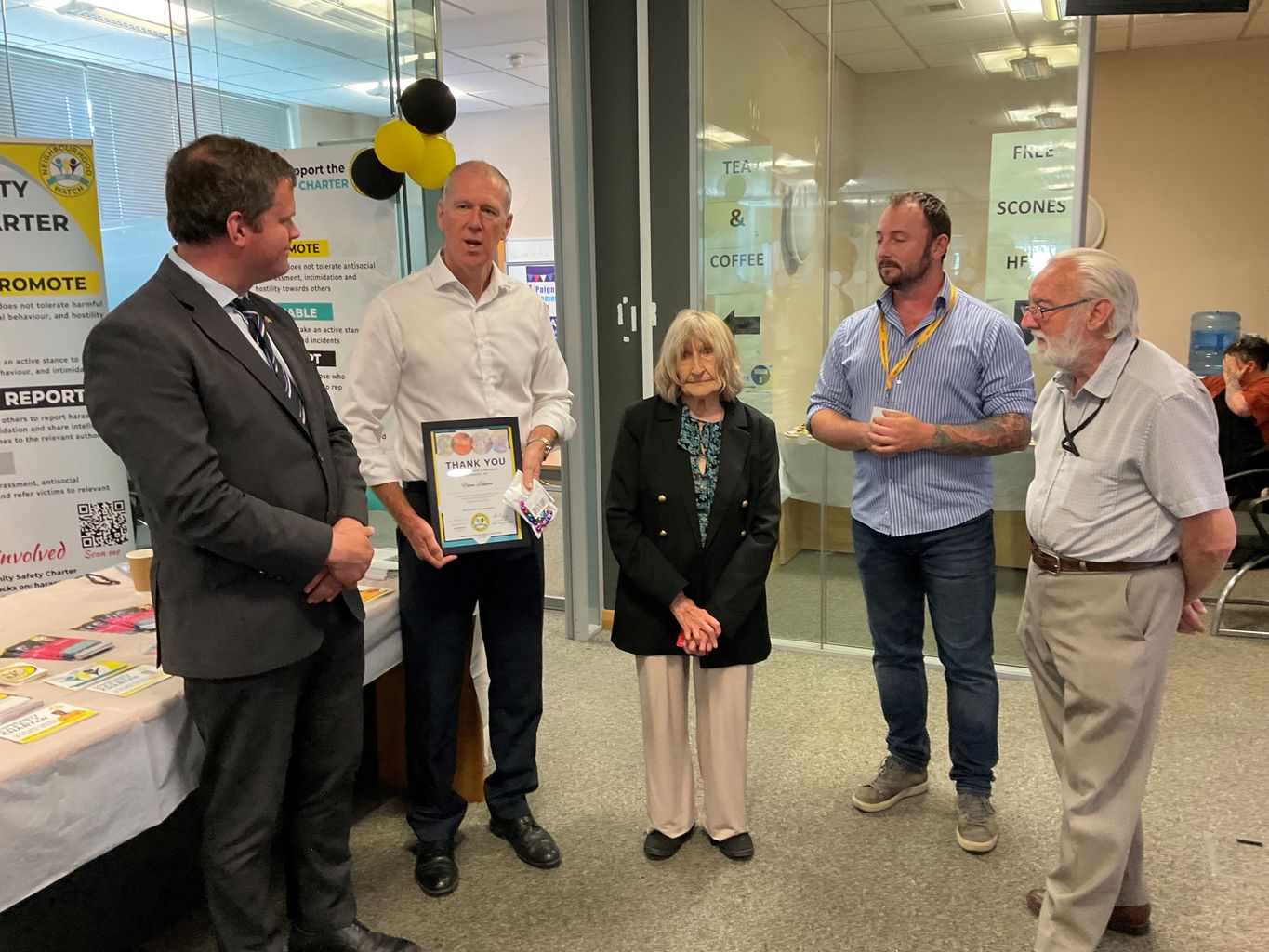 91yearold Torquay Neighbourhood Watch volunteer recognised for hard