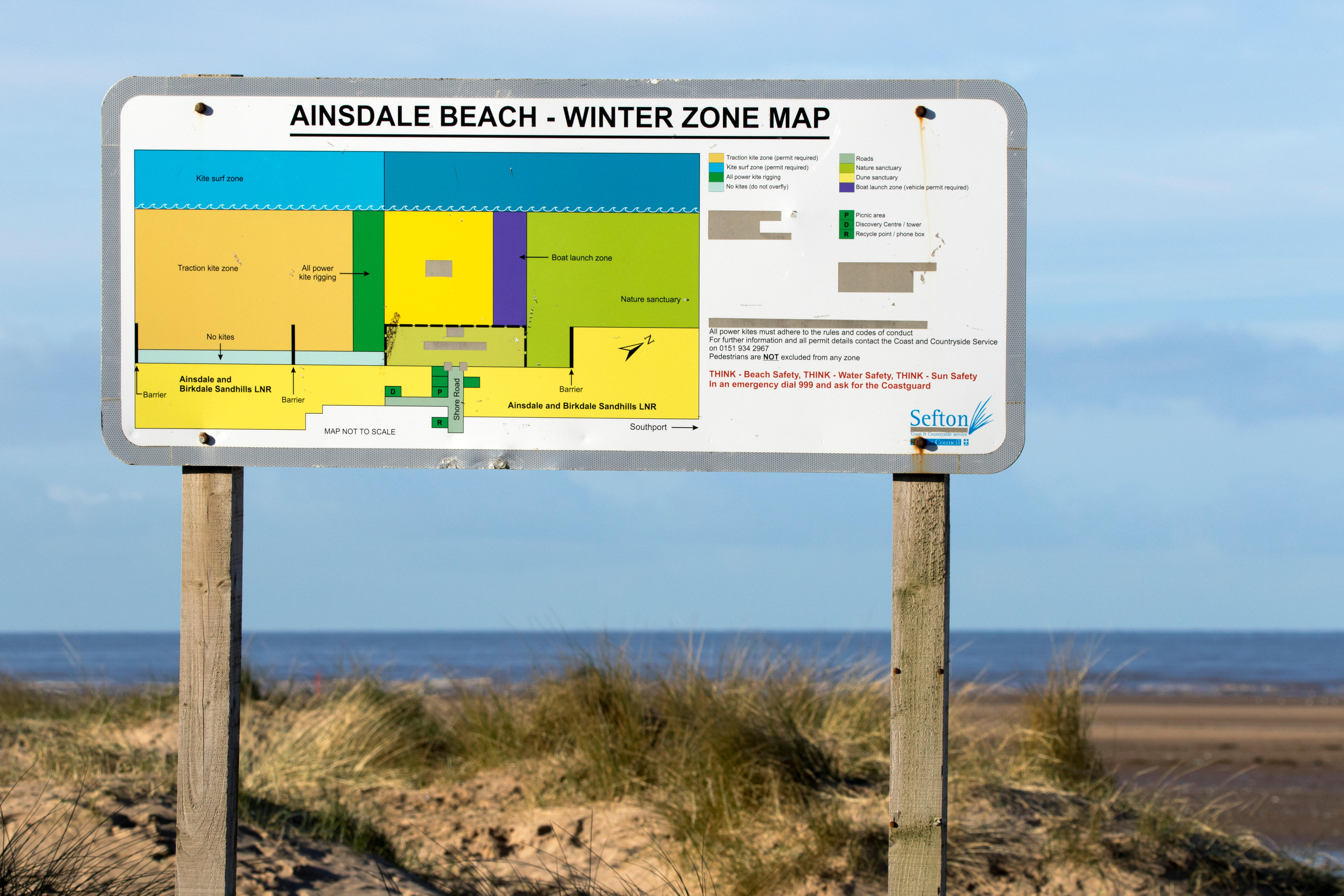 Ainsdale beach closed after