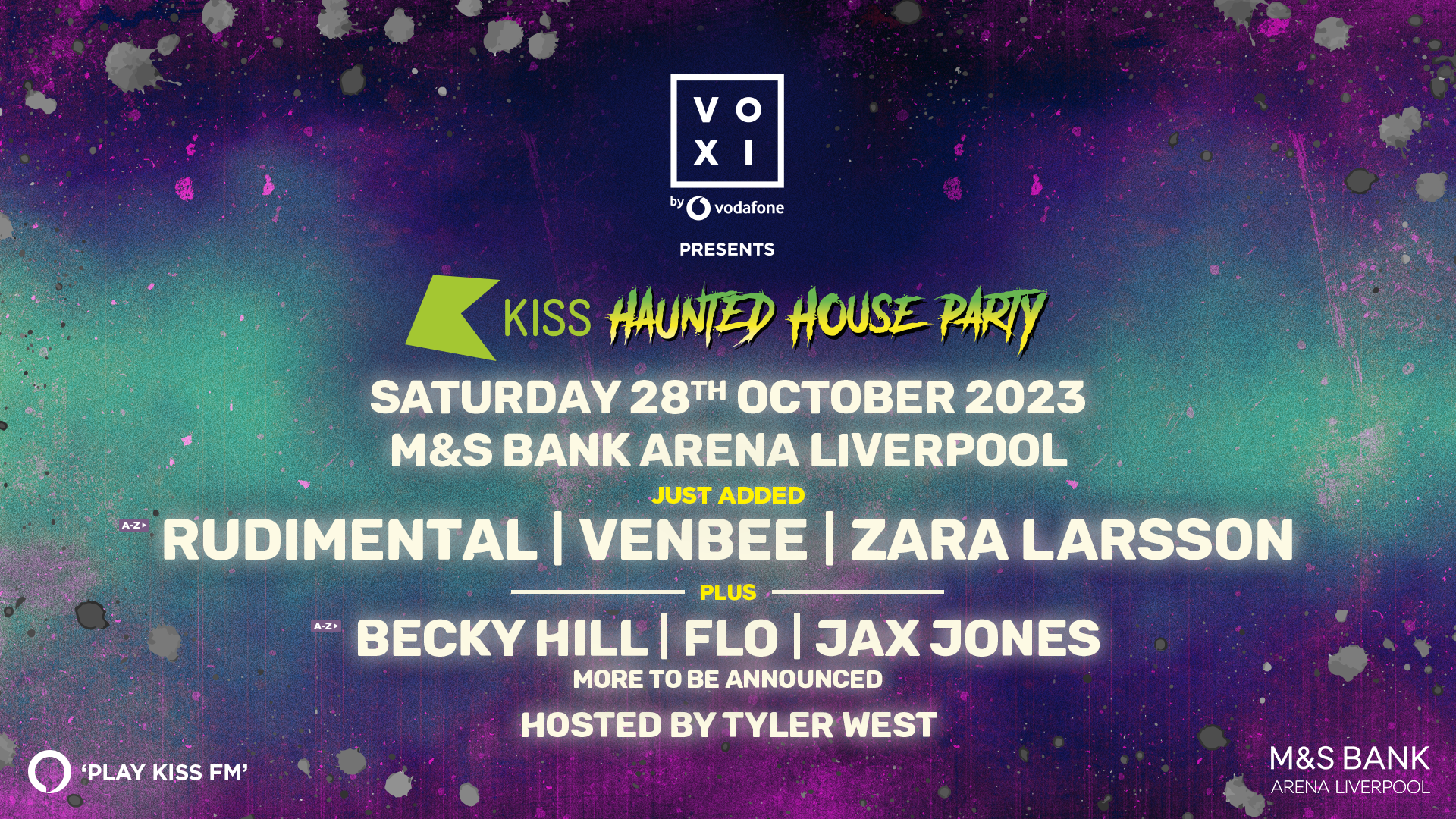 VOXI Presents KISS Haunted House Party 2023 Get tickets NOW!