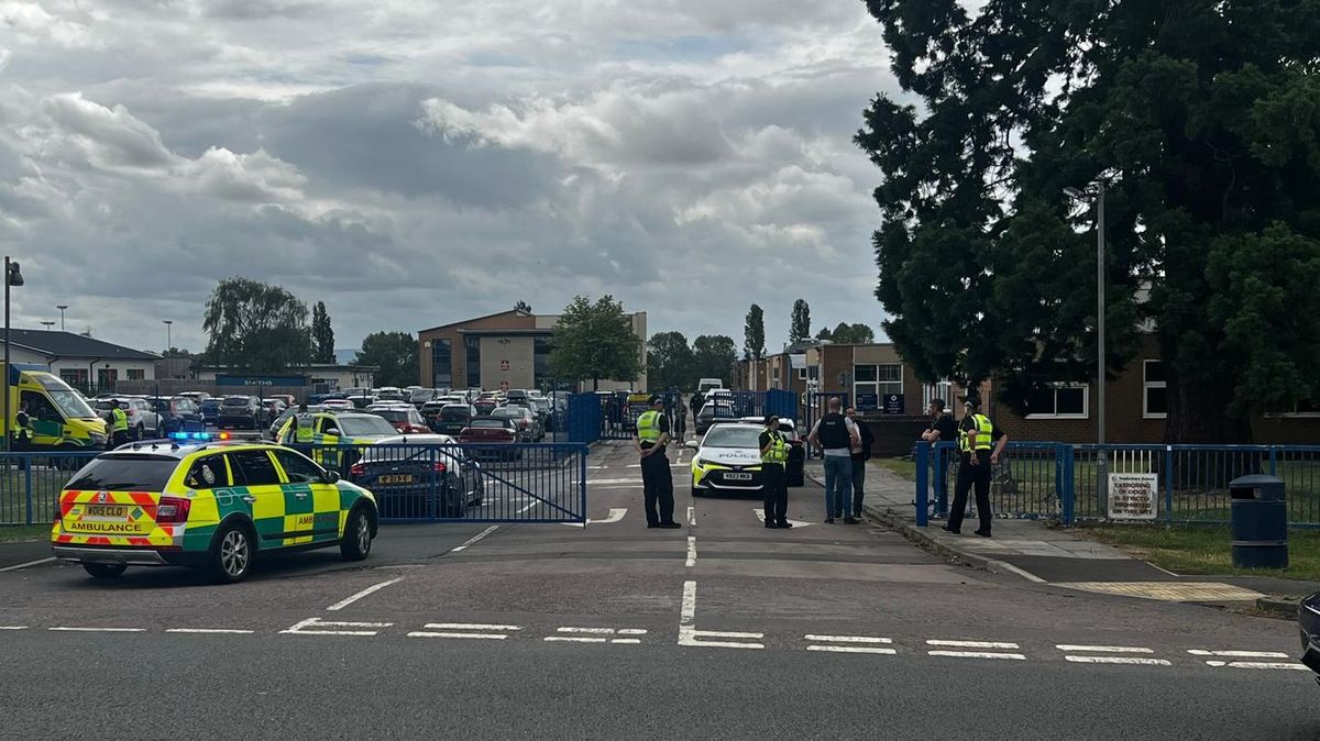 Teenager arrested after reports of a pupil stabbing a teacher in ...