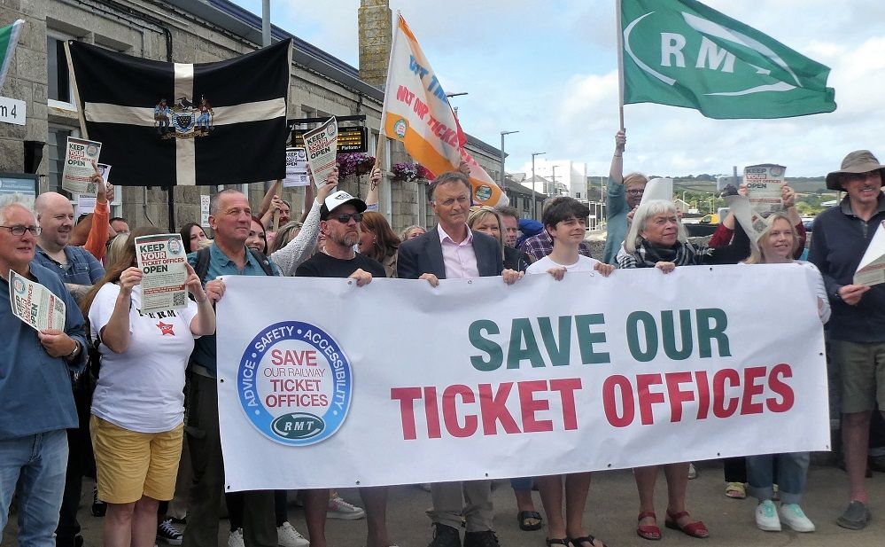 Protests over rail ticket office closures | News - Greatest Hits Radio ...