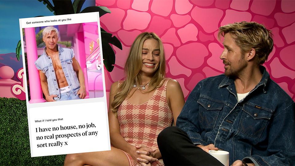 Margot Robbie and Ryan Gosling reveal Barbie and Ken's dating profiles