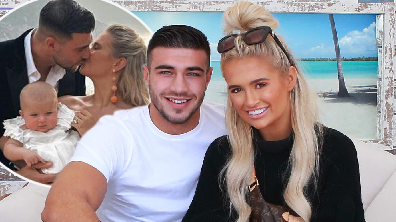 Molly-Mae Hague and Tommy Fury return home from Ibiza