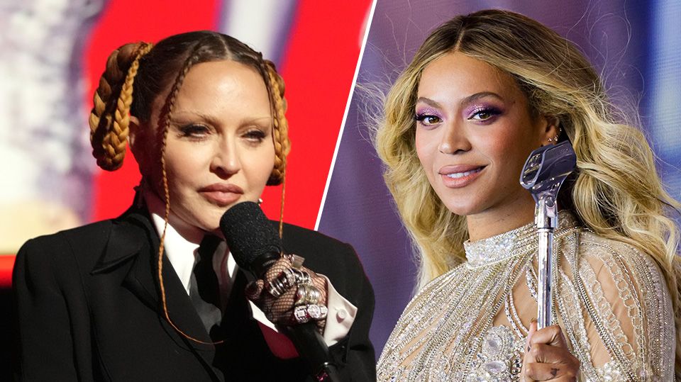 Madonna shares a backstage pic with Beyoncé and her daughter Rumi