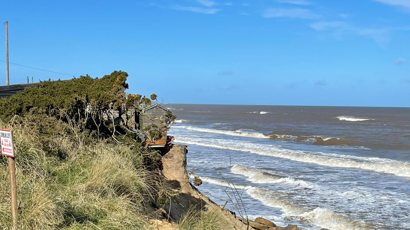 Calls for permanent sea defence at Hemsby intensify