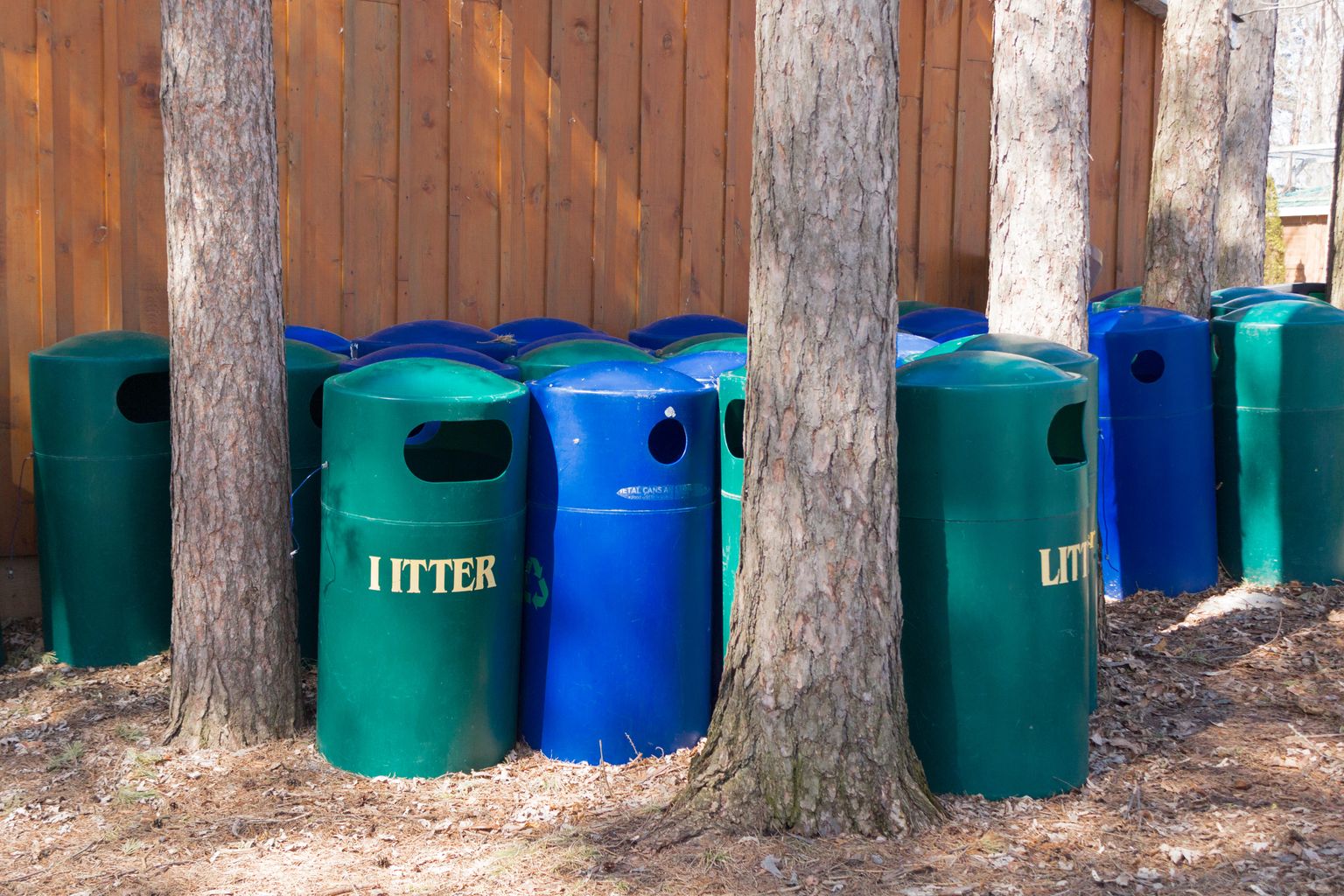 Litter bins facing axe across Wokkingham