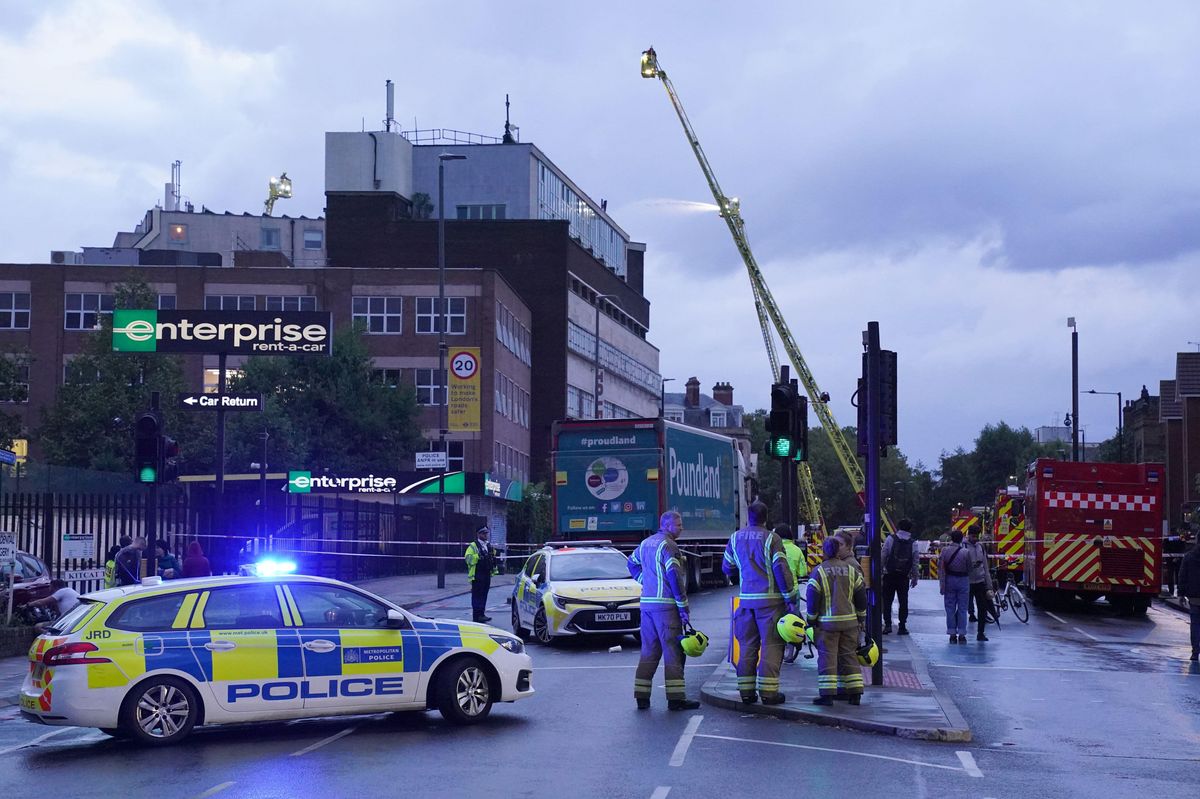 Investigation launched after huge fire in east London