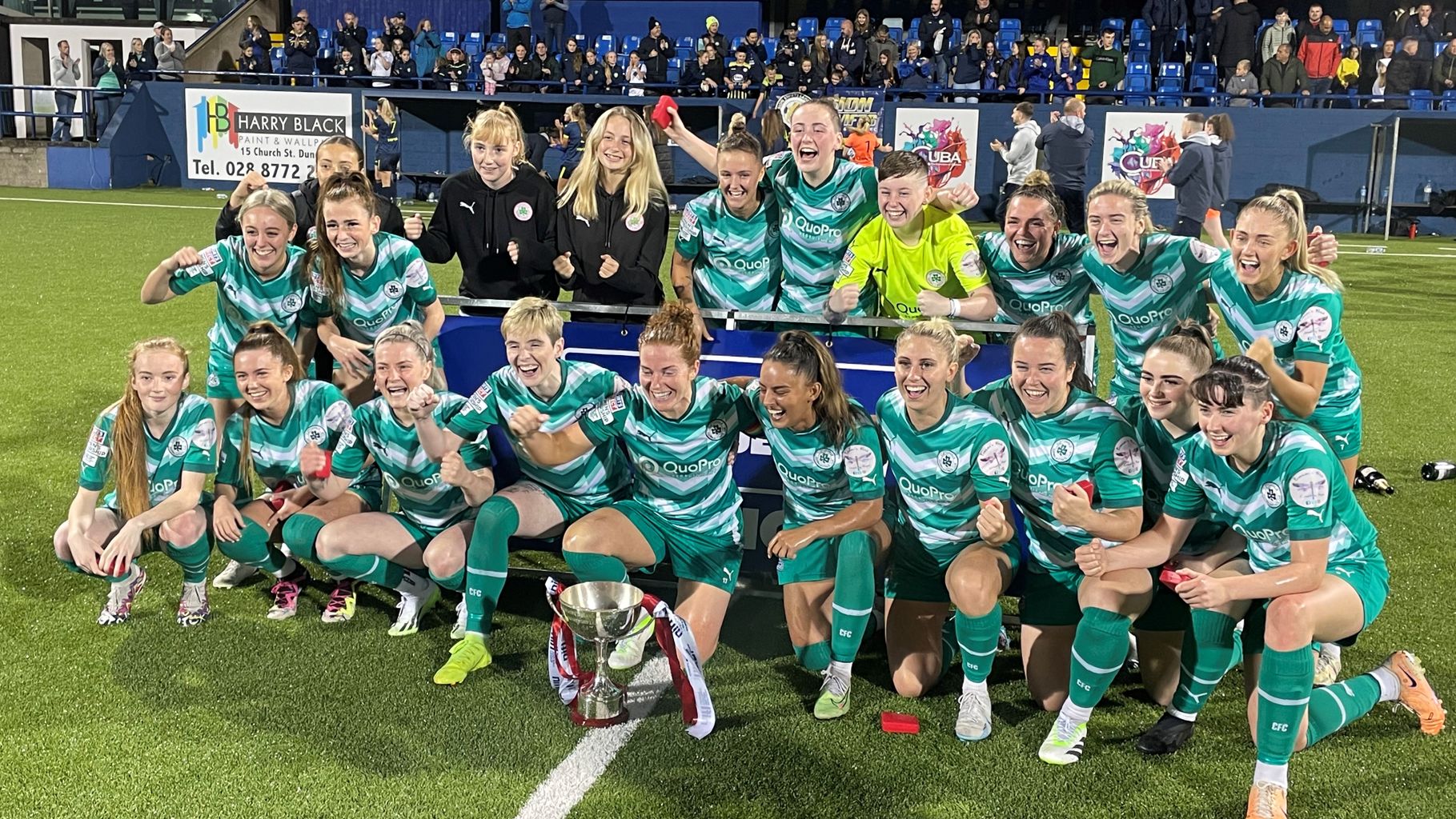 McGuinness treble seals League Cup glory for Cliftonville Ladies News