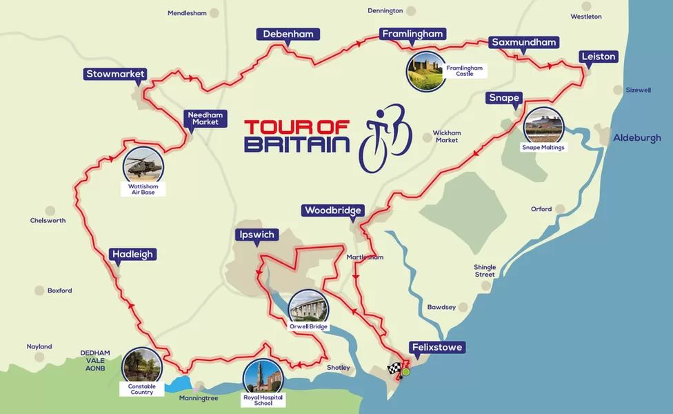 The Tour of Britain comes to Suffolk today News Greatest Hits Radio