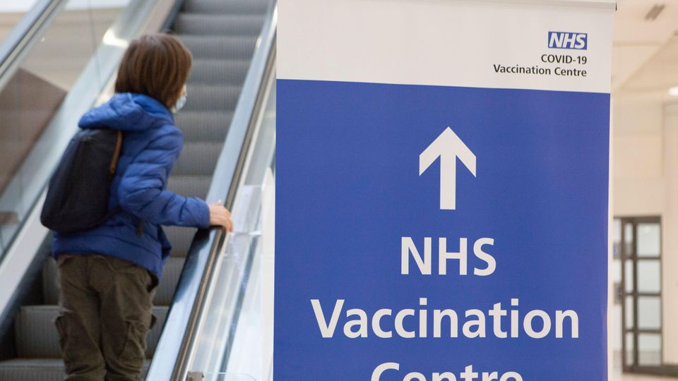 NHS vaccination centre