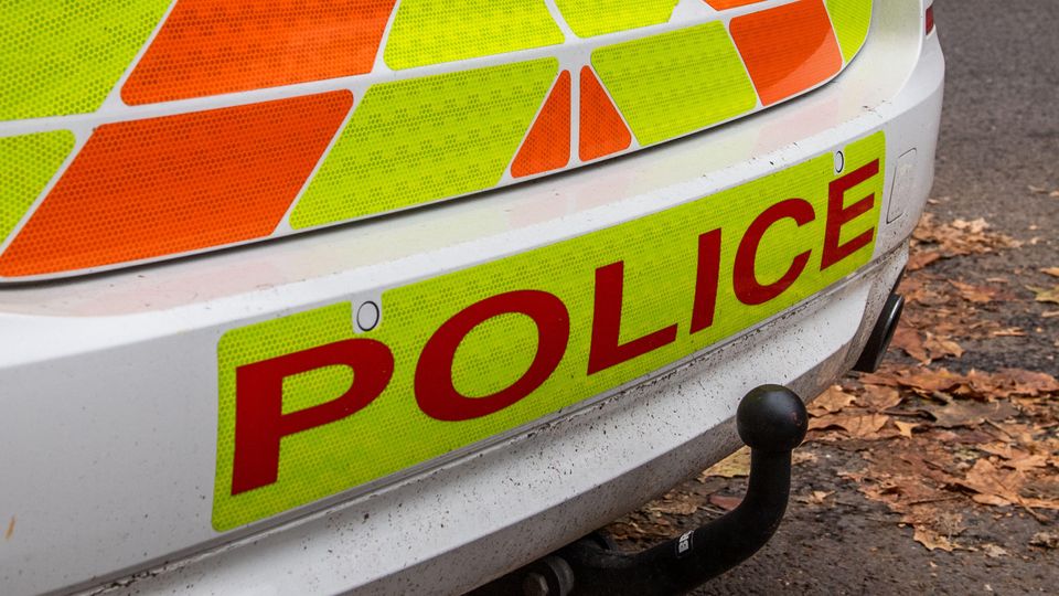 Police car rear bumper