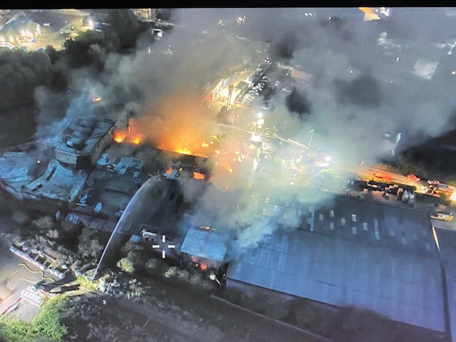 More than 100 firefighters tackle bakery plant blaze | News - KISS