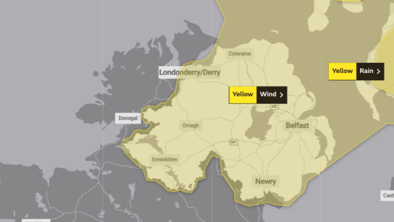 Storm Agnes on its way this week as Met Office issues yellow weather ...