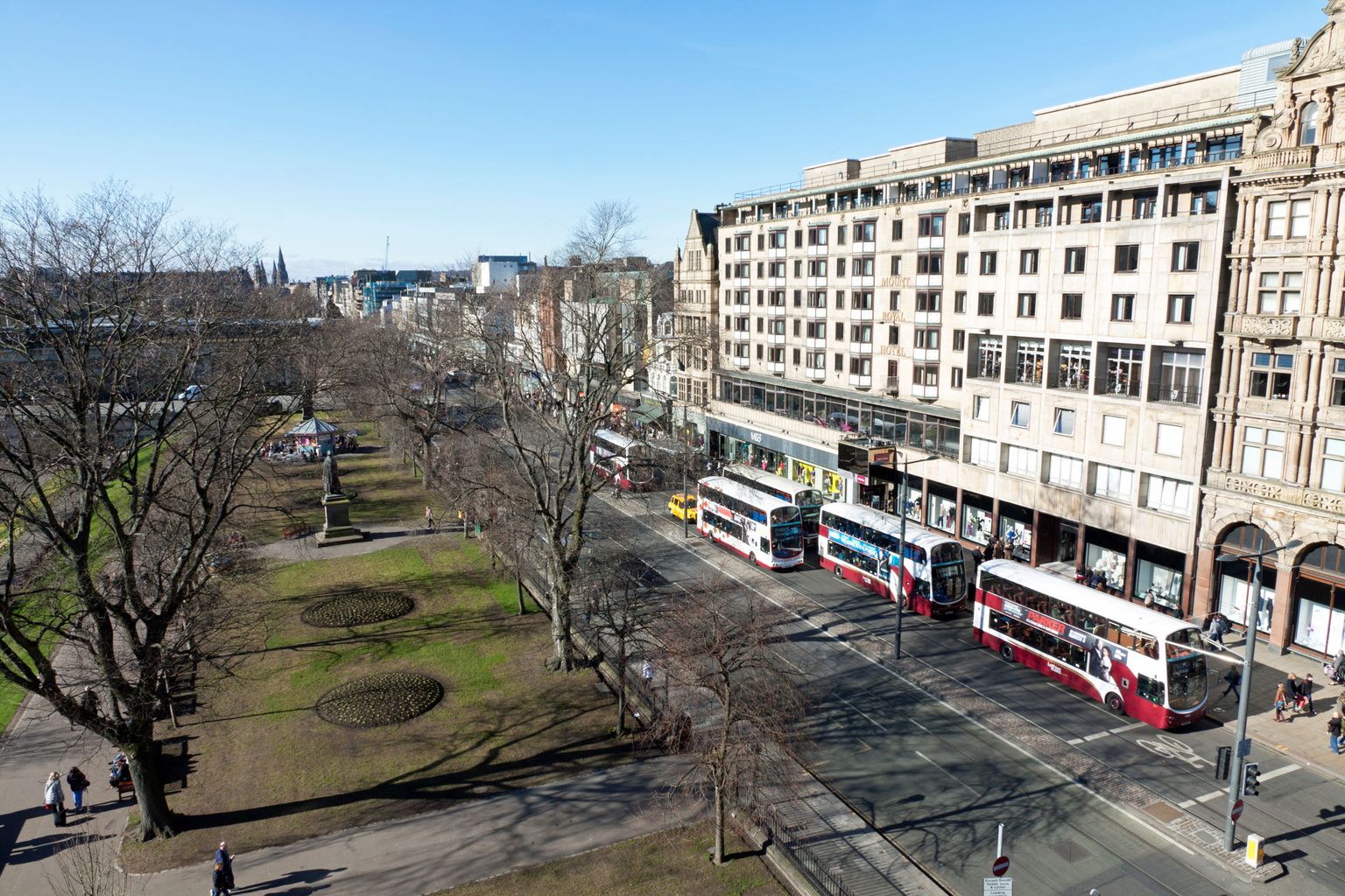 Man dies after being found injured on Edinburgh's Princes Street