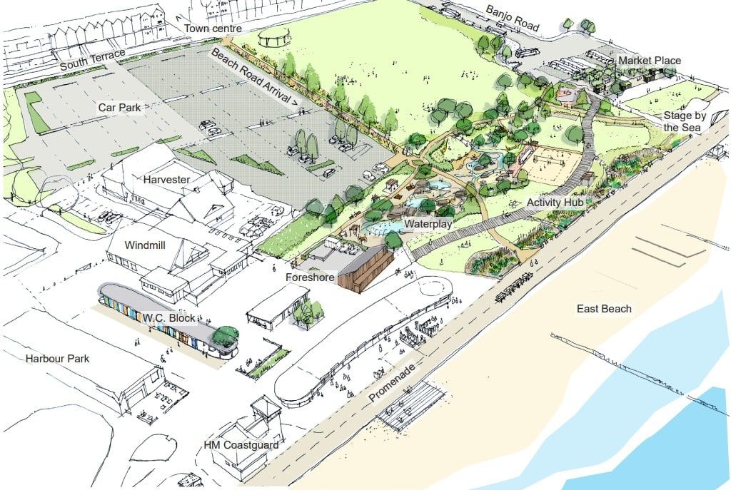 Multi-million pound plans to regenerate Littlehampton seafront submitted