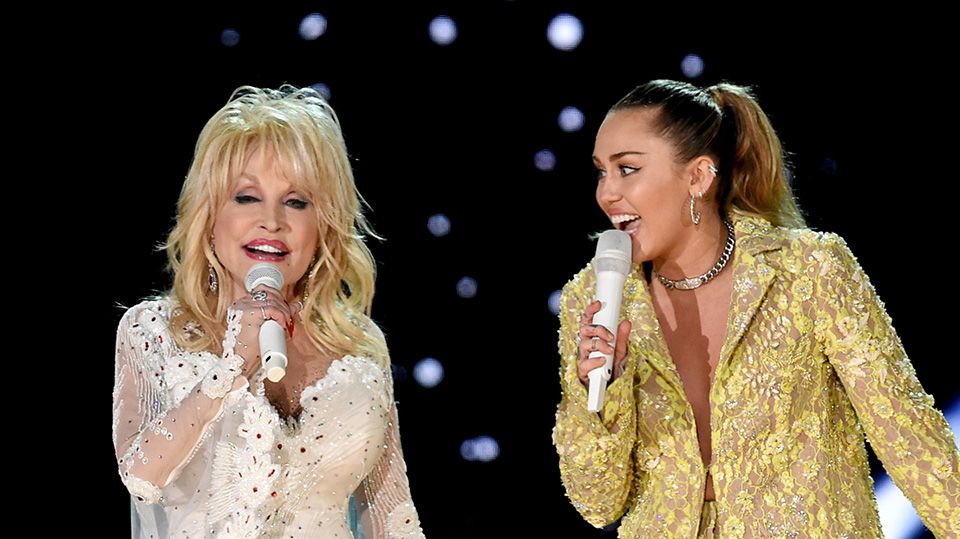 Miley Cyrus teams up with Dolly Parton to release new version of ...