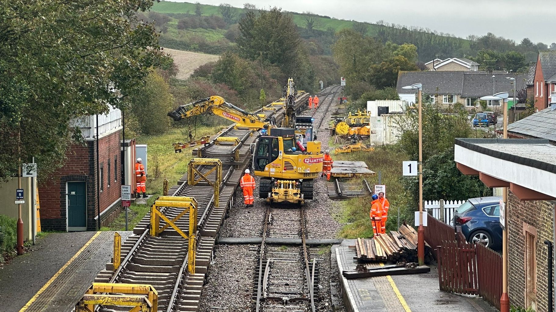 Rail track upgrades completed in West and North Dorset 