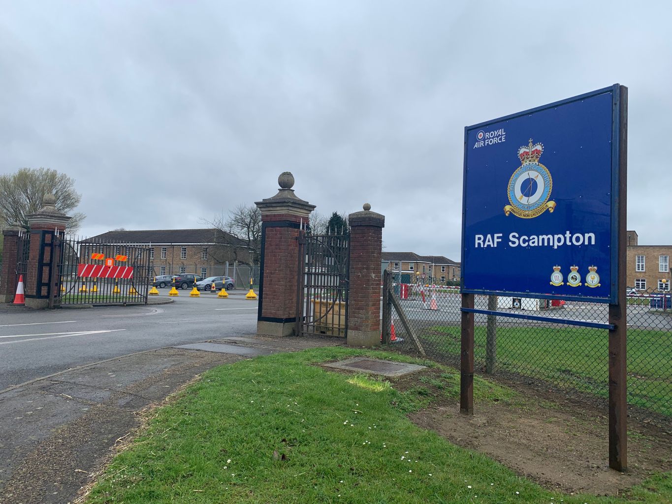 RAF Scampton entrance