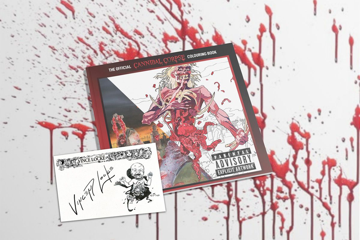 El libro oficial para colorear de Cannibal Corpse