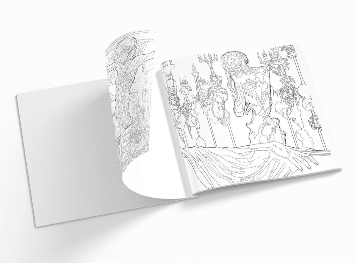 El libro oficial para colorear de Cannibal Corpse