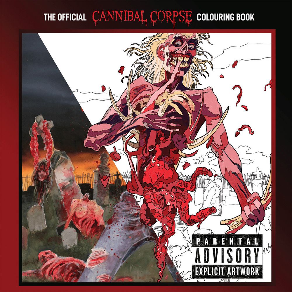 El libro oficial para colorear de Cannibal Corpse