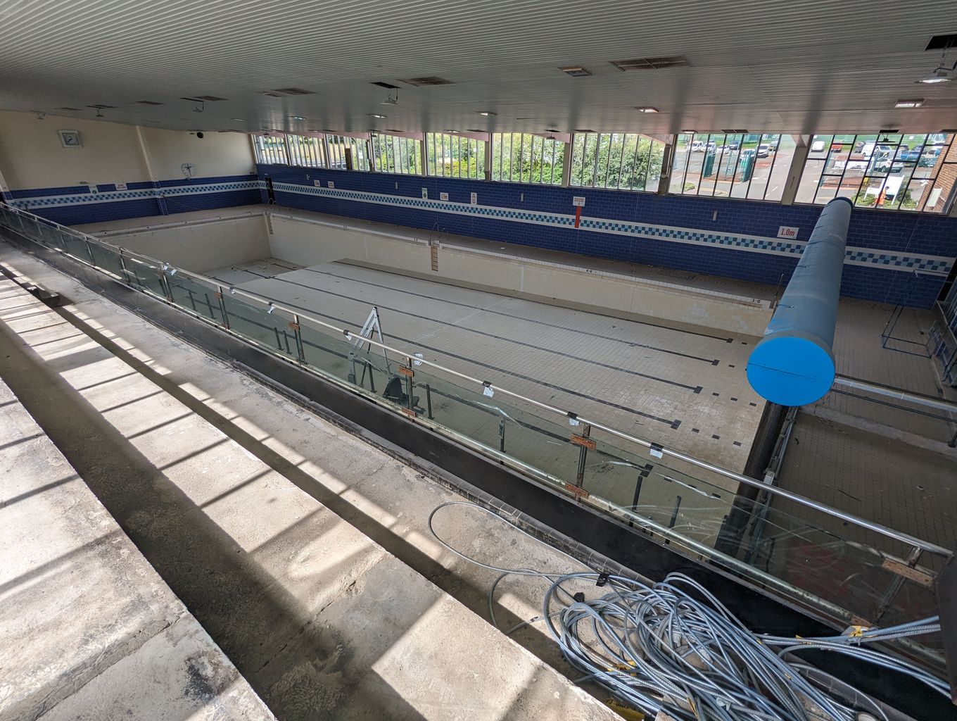 Leisure centre demolition begins in Newcastle. News undefined