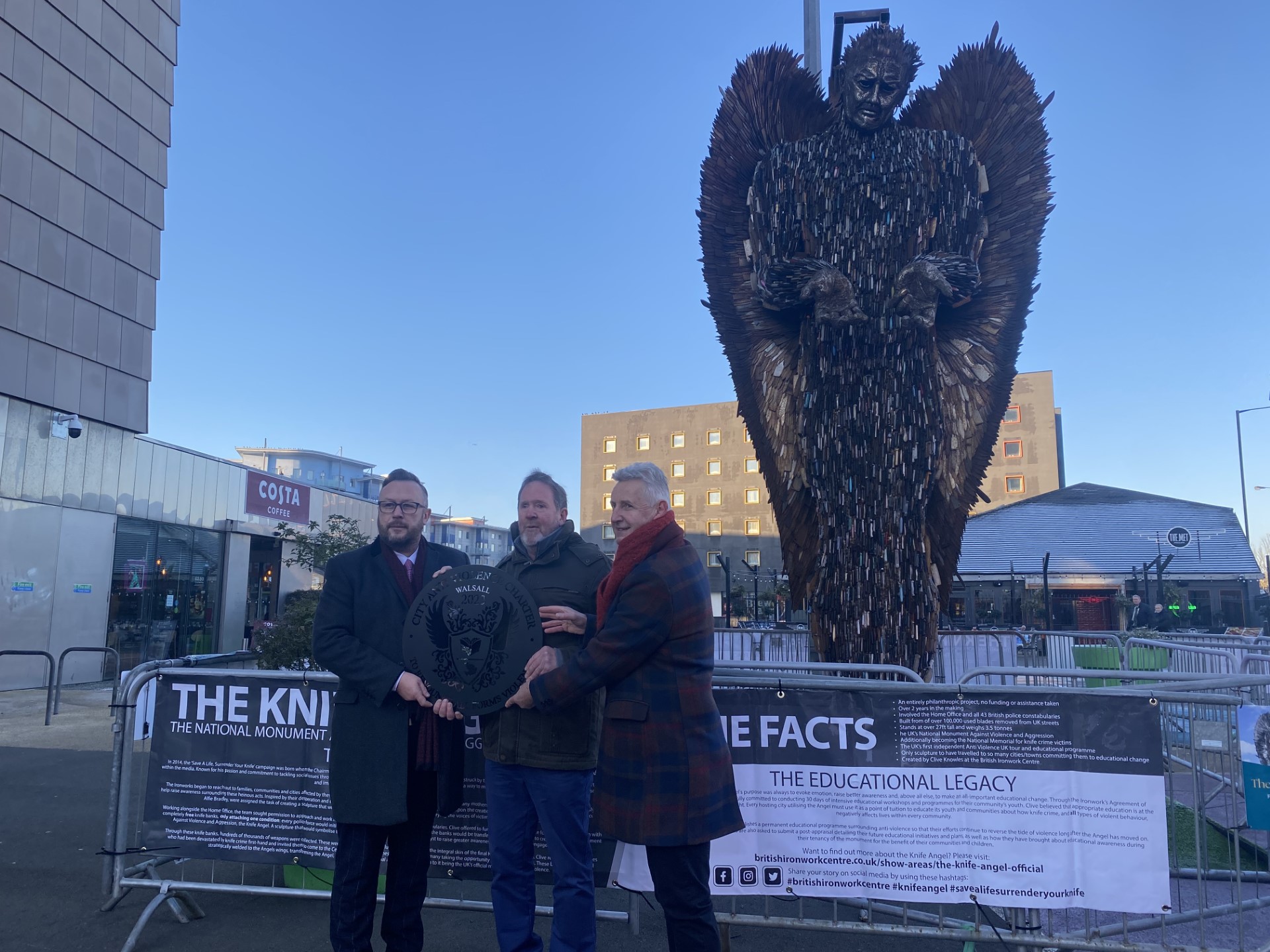 The Knife Angel is officially unveiled in Walsall News Free Radio