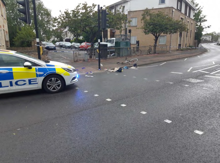 Cyclist who hit pedestrian after running red light in Cambridge jailed